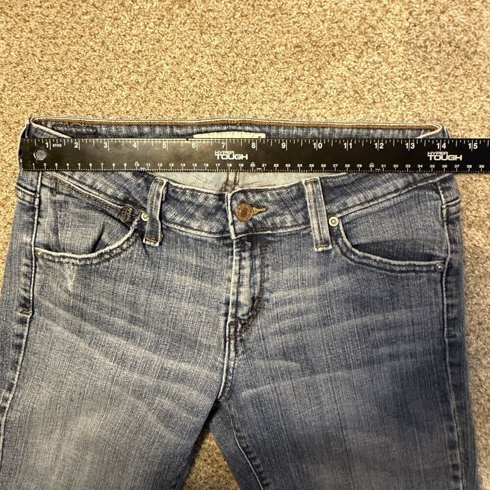 Levi's 545 Capri Jeans Women's Size 4 Medium Wash Denim Cropped Y2K Vintage 2008 - Picture 7 of 15